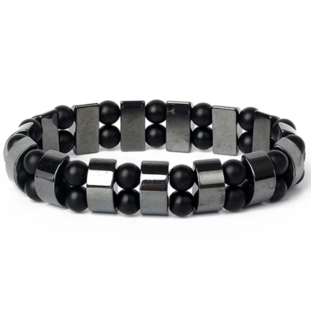 Magnetic Bracelet,Hematite Bracelet,Onyx Bracelet,Magnetic,Onyx Stone Beads